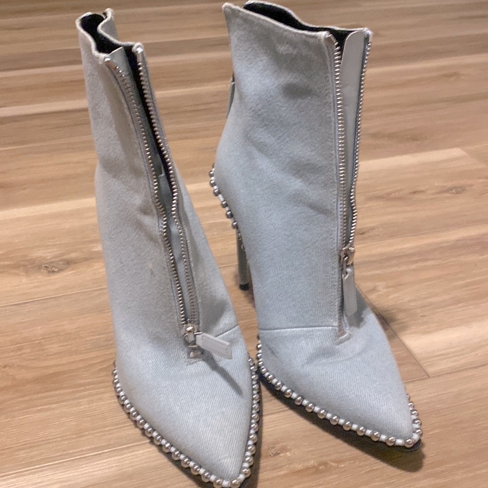 This is a used Alexander Wang boot
